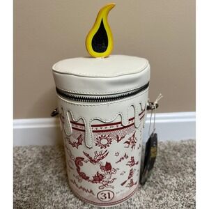 Disney Loungefly Hocus Pocus Sanderson Sisters Candle Crossbody Bag Glow in Dark